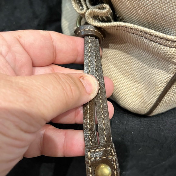 EUC Burberry Blue Label Canvas and Leather Satchel Crossbody - Picture 8 of 15